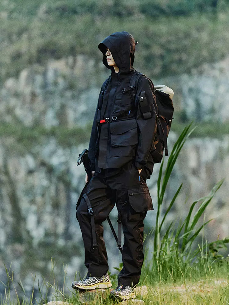 042 Steven Cargos Techwear Waterproof Pants