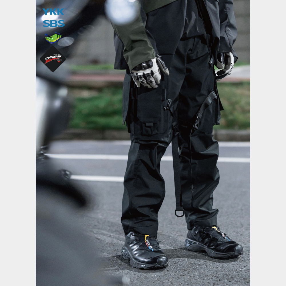 W double CORDURA® polyester pants OVY 042 Steven Cargos Waterproof Techwear Pants | Reindee Lusion