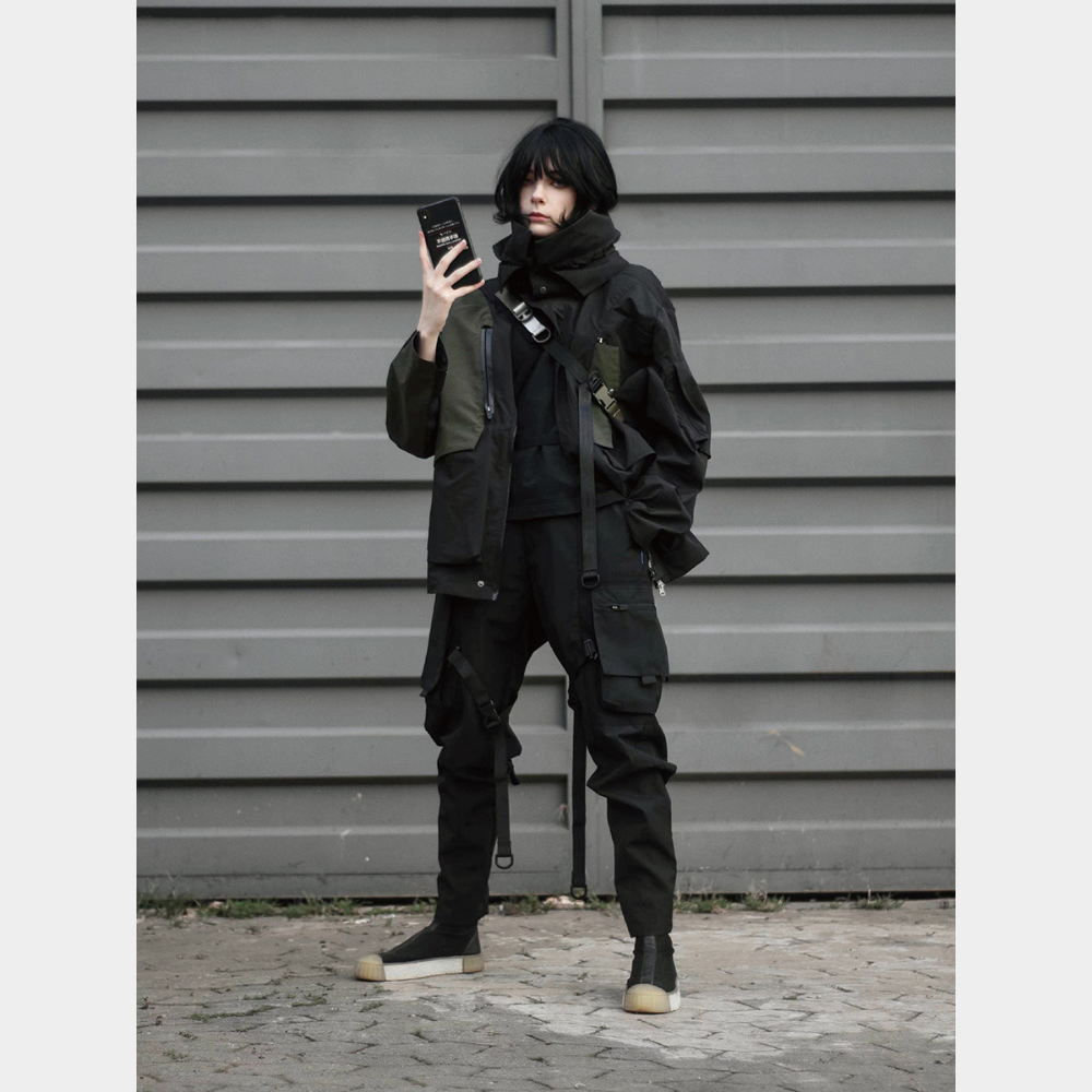 042 Steven Cargos Techwear Waterproof Pants