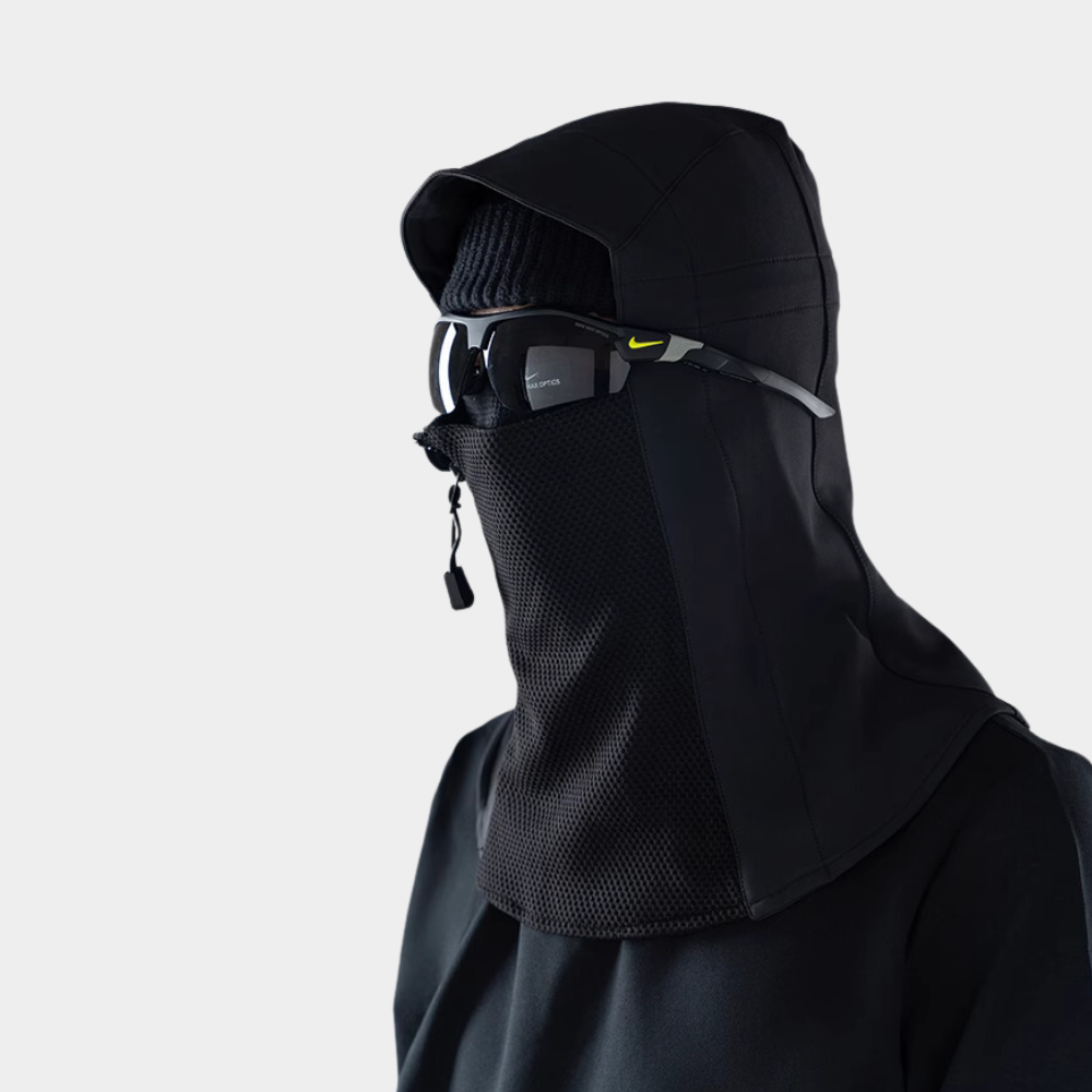 Zip Up Neck Waterproof Hood Ski Gaiter