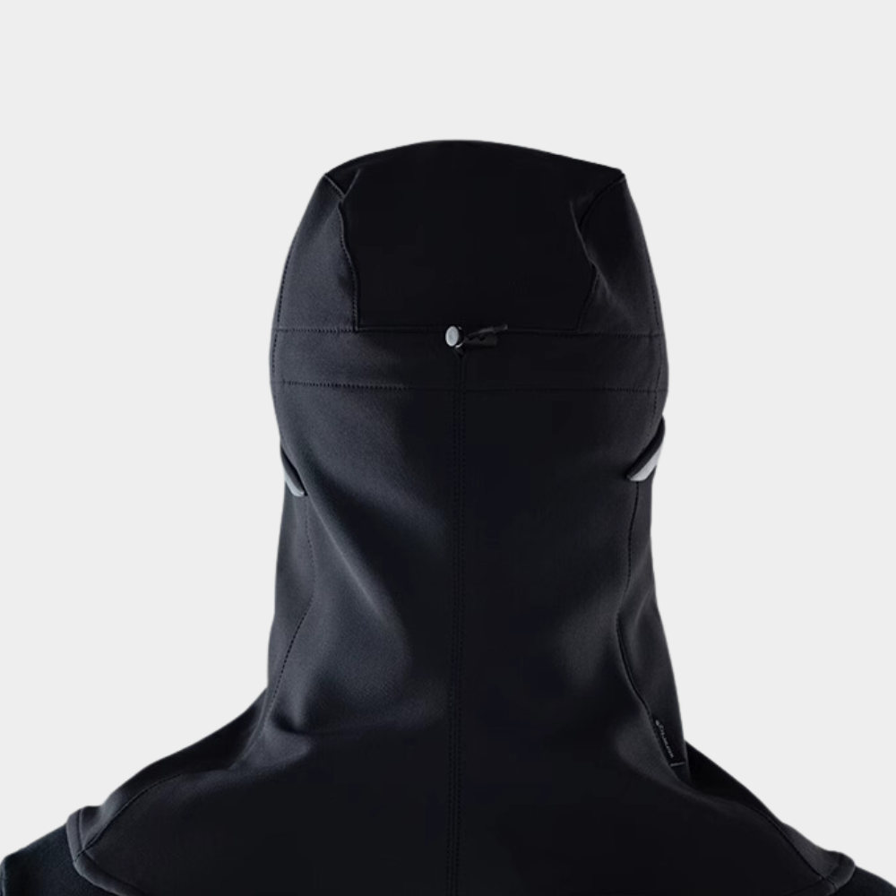 Zip Up Neck Waterproof Hood Ski Gaiter