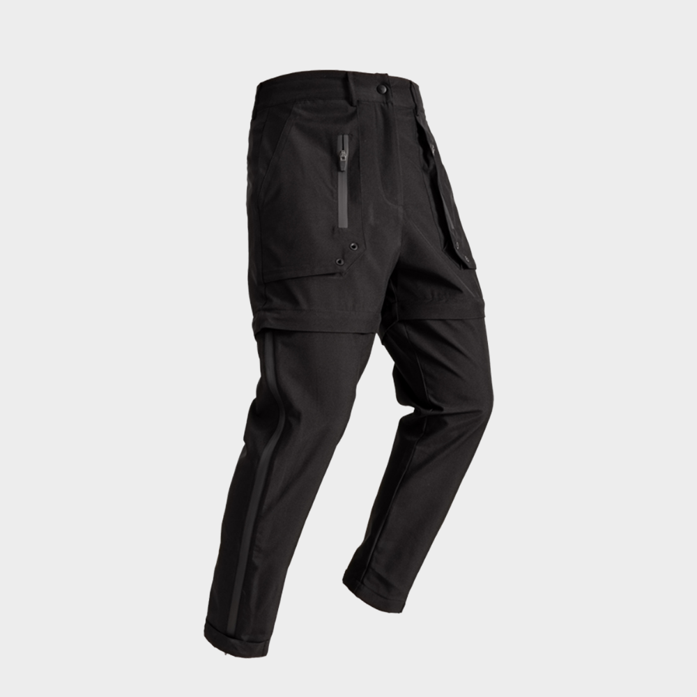 Wandelbare 2-in-1-Cargo-Techwear-Hose mit Reißverschluss