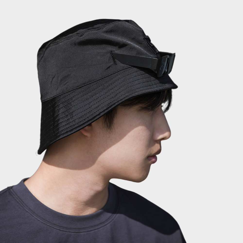 ENSHADOWER Techwear Black Bucket Hat