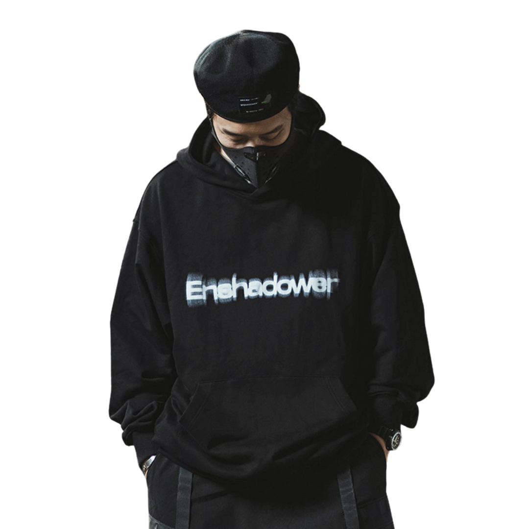ENSHADOWER Black Techwear Hoodie