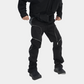 Kanonenkugel-Techwear-Hose mit vier Reißverschlüssen