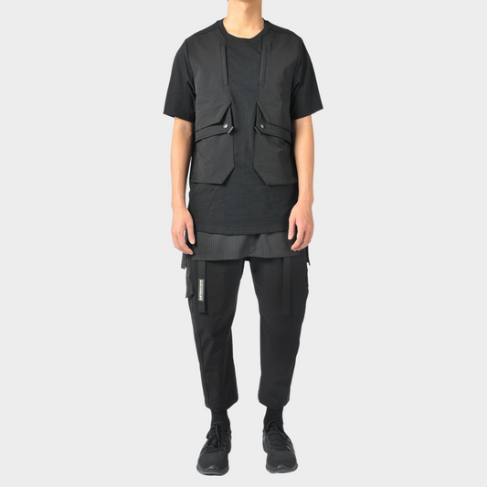 Wasserabweisende kurze Techwear-Hose