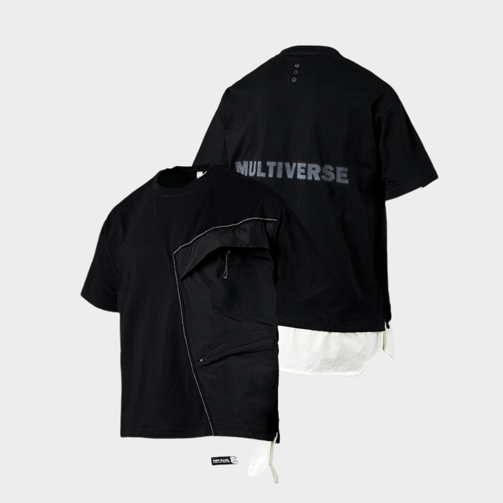 PUPIL TRAVEL Universe Techwear T-Shirt