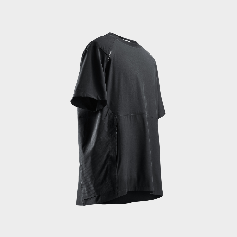 REINDEE LUSION Techwear T-Shirt mit unsichtbarem Reißverschluss