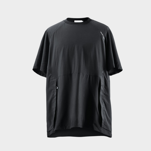 REINDEE LUSION Techwear T-Shirt mit unsichtbarem Reißverschluss