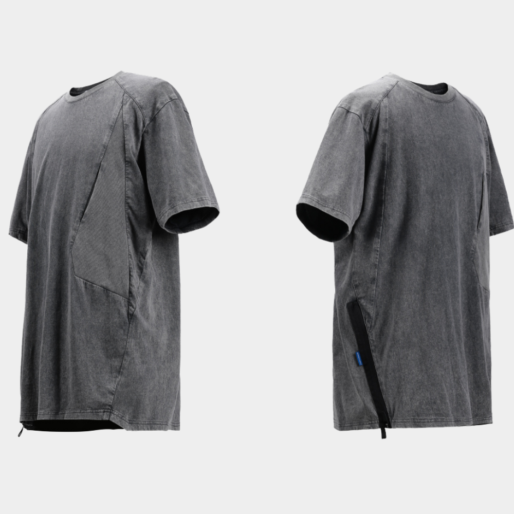 REINDEE LUSION Techwear T-Shirt mit 3D-Schnitt