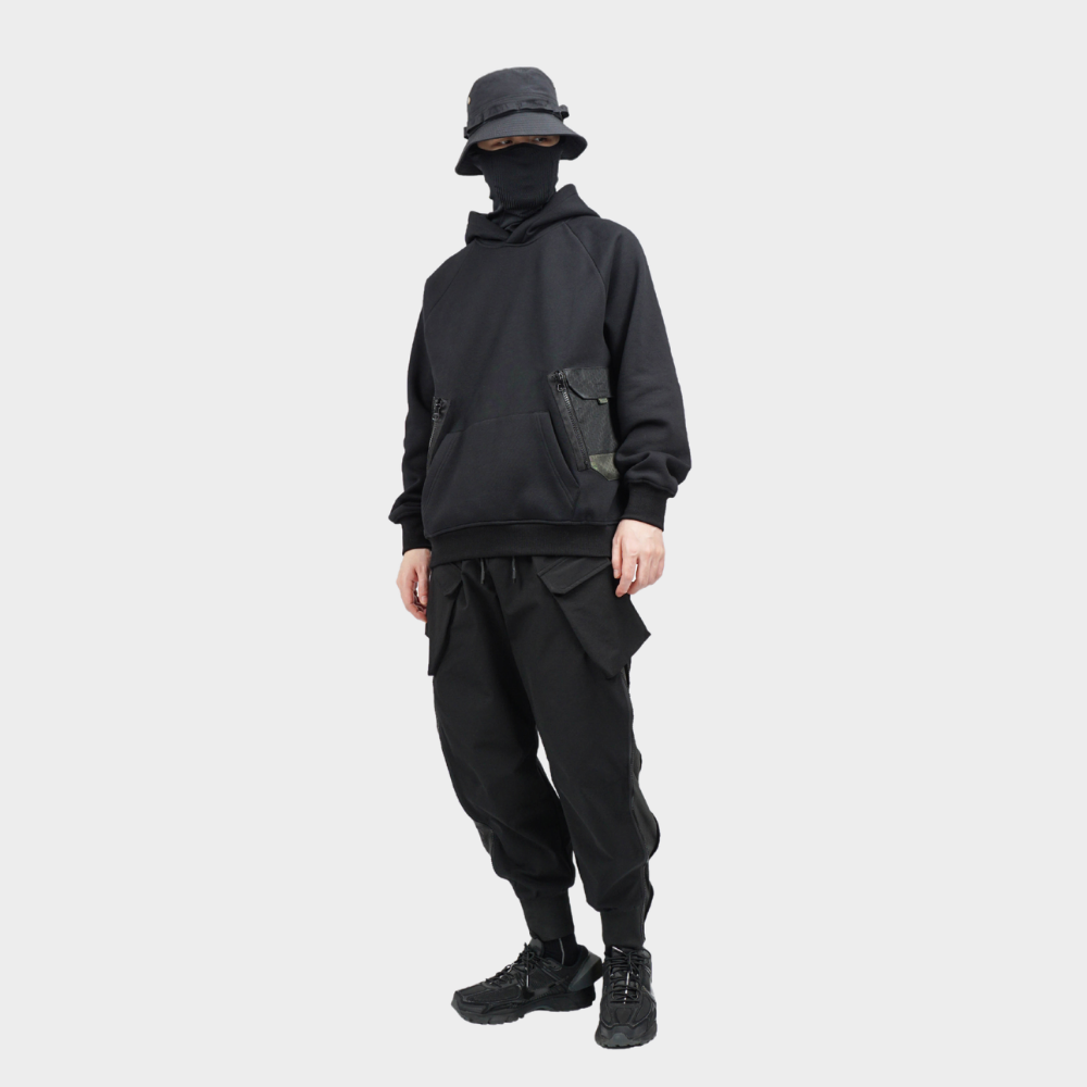 SILENSTORM Techwear-Hoodie mit mehreren Taschen