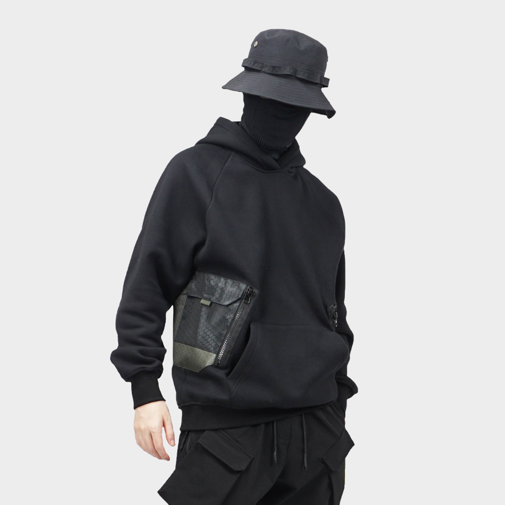 SILENSTORM Multi Pocket Techwear Hoodie