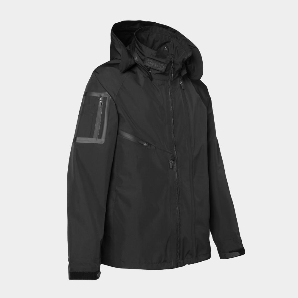 Funktionelle wasserdichte Techwear-Jacke 