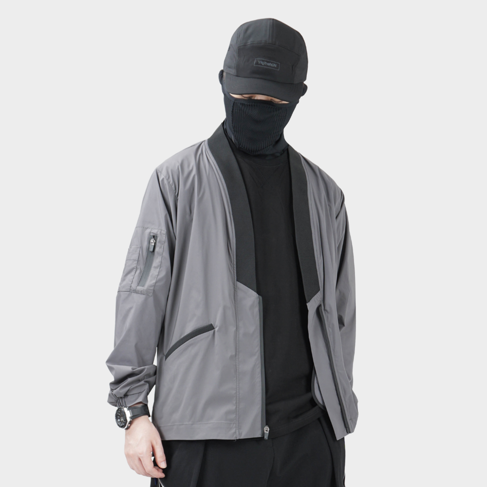 silenstorm grey techwear noragi