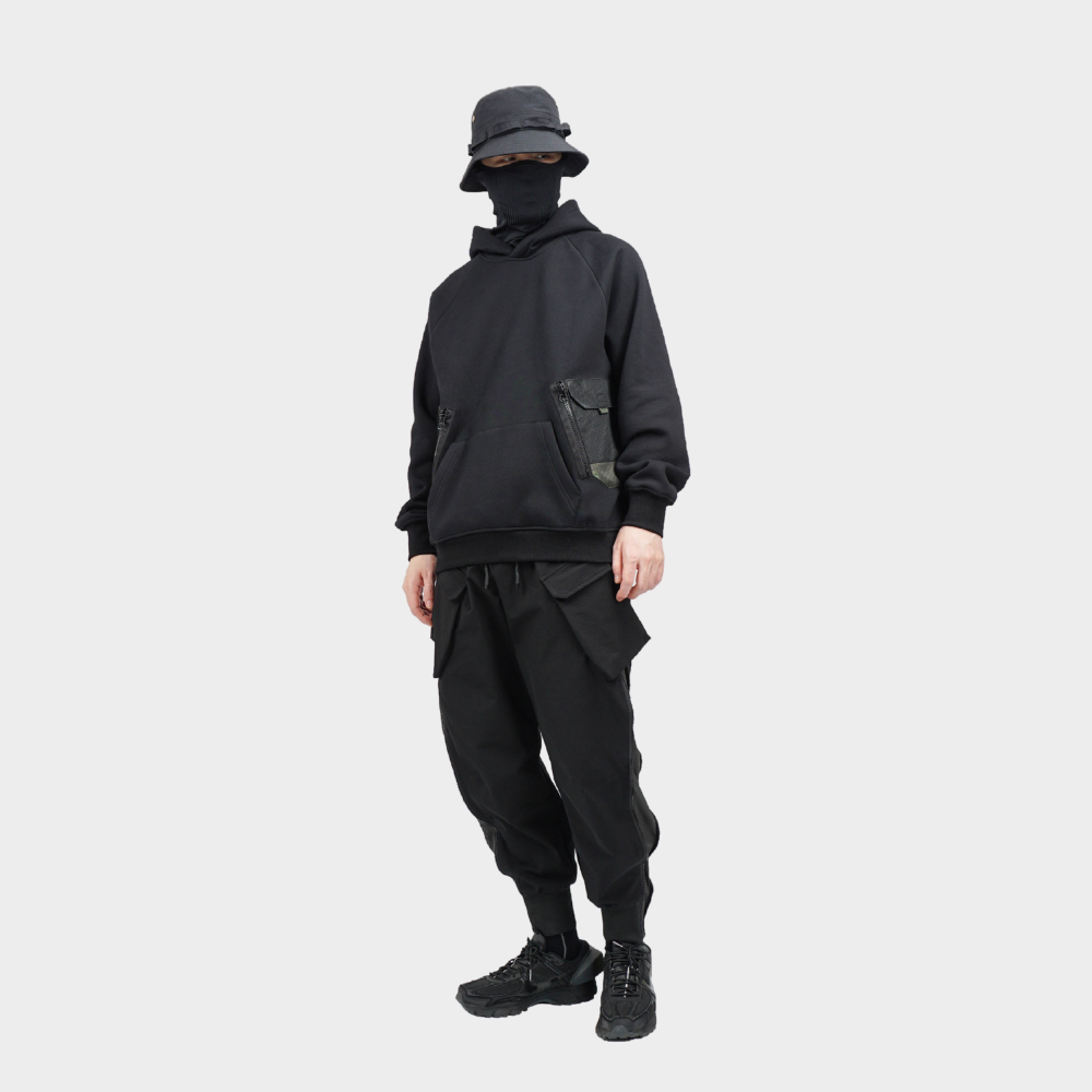 techwear zip up sweatpants