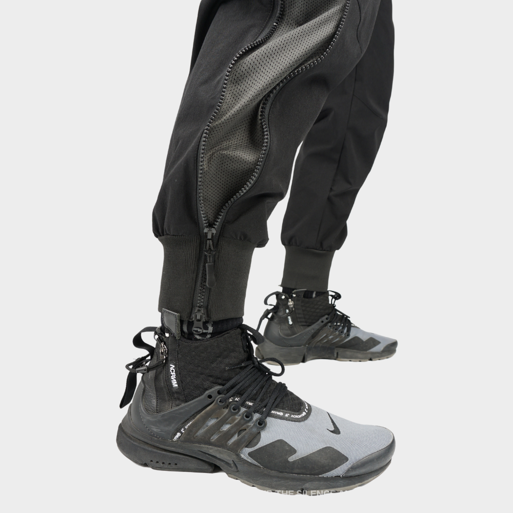 techwear zip up sweatpants\