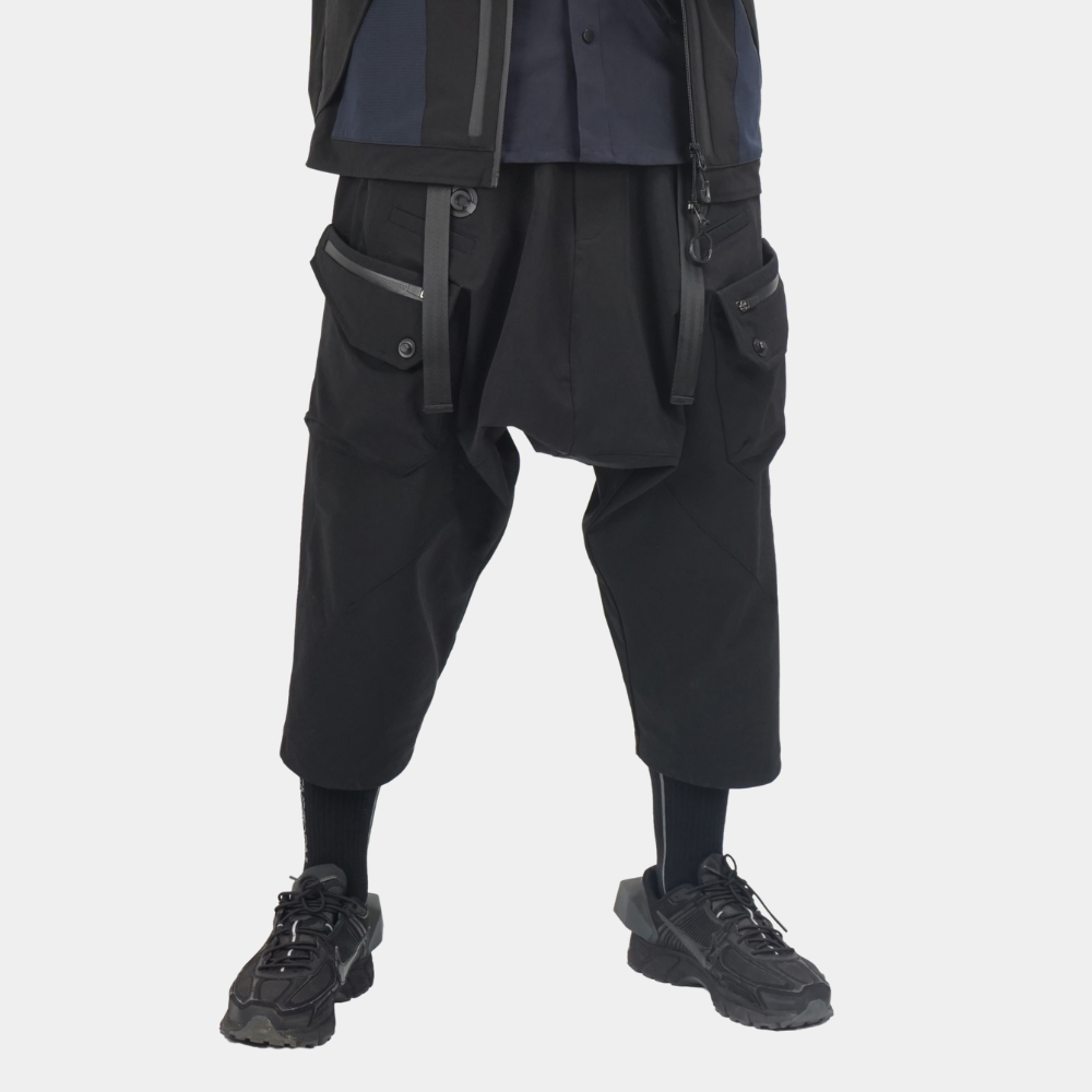 Funktionelle lockere Samurai Techwear Hose