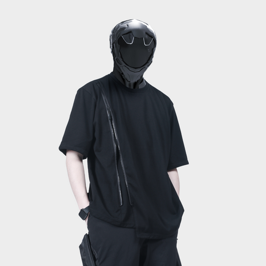 SILENSTORM Zipper Techwear T-Shirt