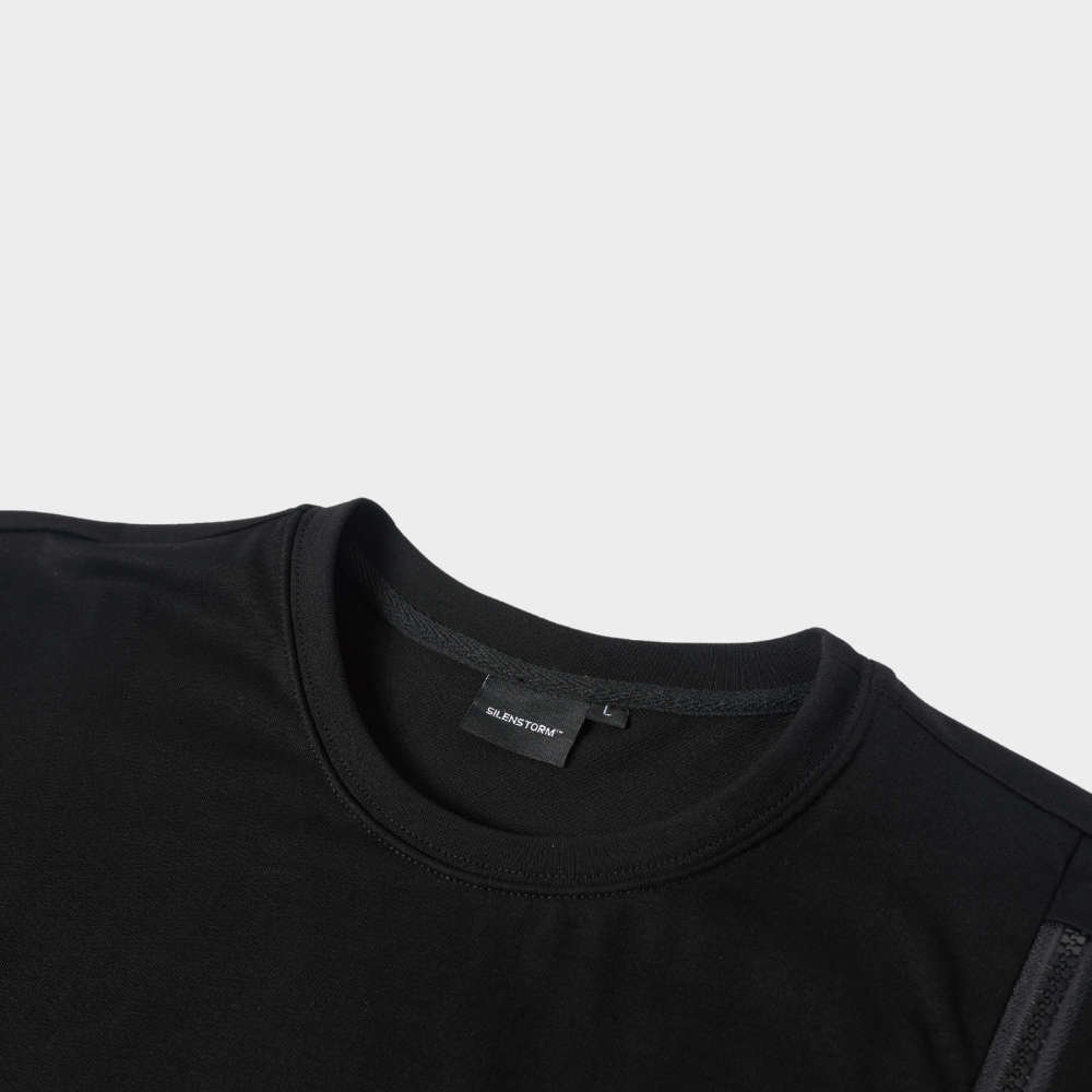 SILENSTORM Techwear T-Shirt mit Reißverschluss 