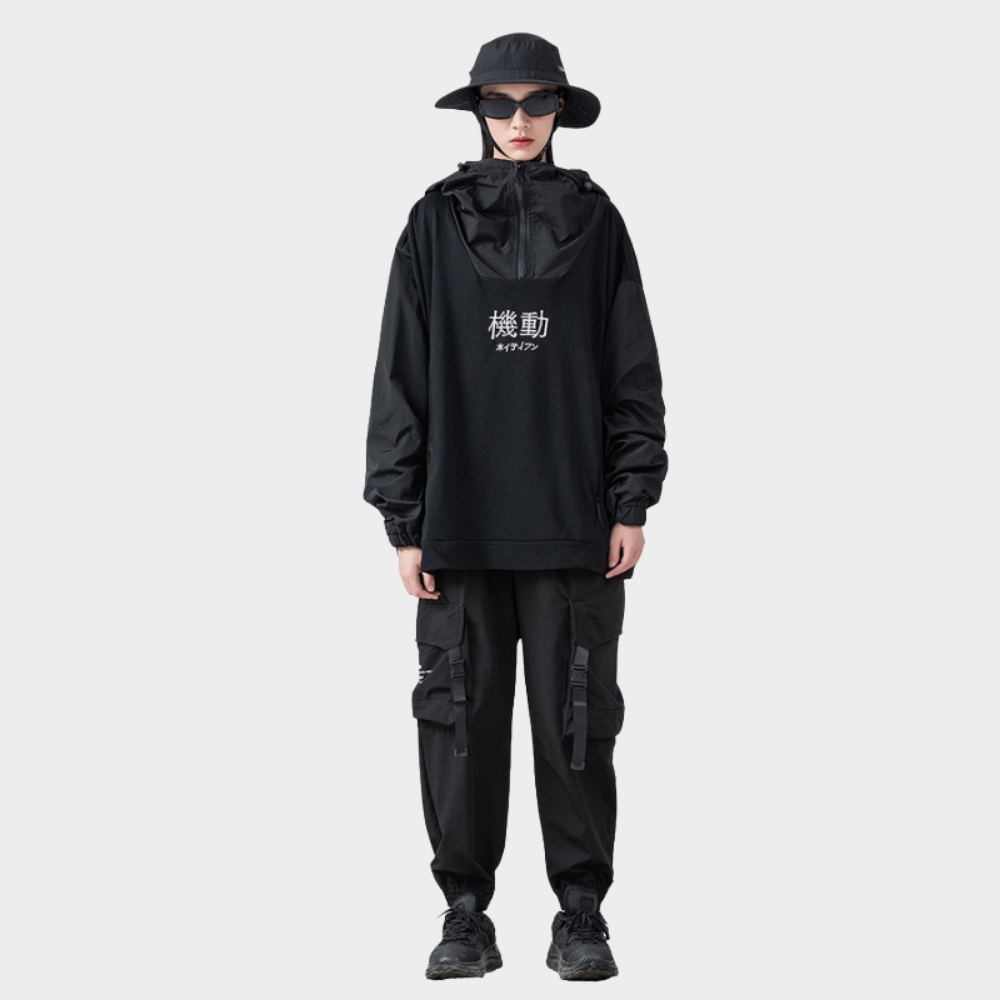 xdark techwear hoodie