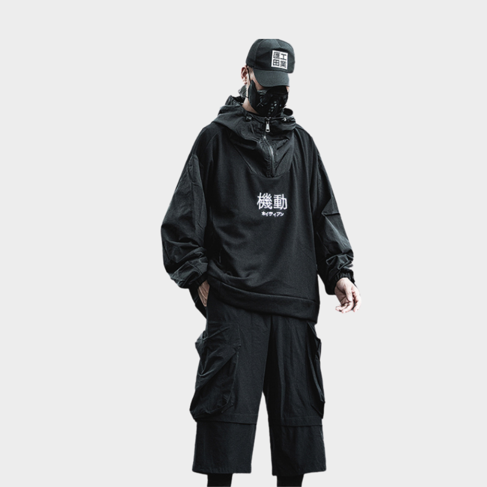 xdark techwear hoodie